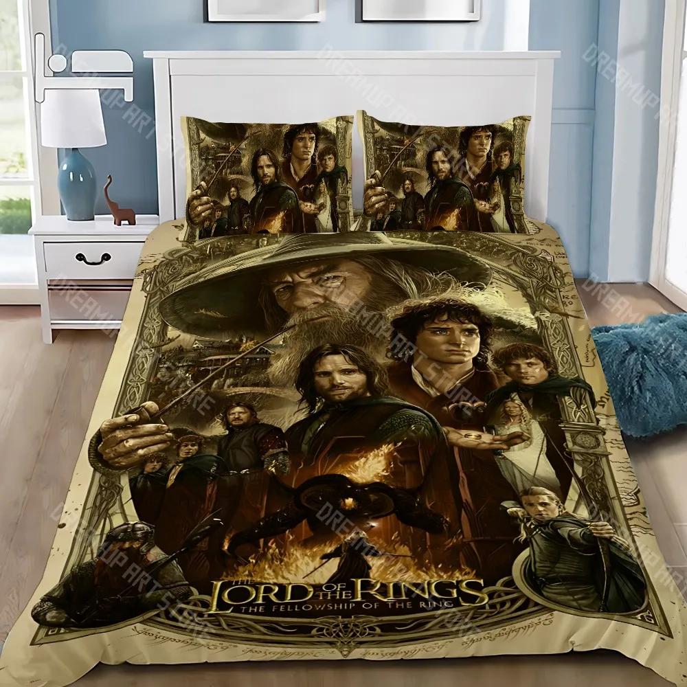 Movie L-Lords Of The Rings Duvet Cover Pillowcase Bedding Set Adult Boy Girl Bedroom Decoration Children Gift Single Double Size
