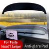 Dashboard Cover Pad Suede Sunshade Protector Anti-UV Dash Mat Non-slip Pads Accessories for Tesla Model Y Juniper 2026 2026