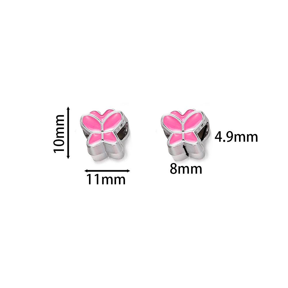 Jewelry Large Hole Butterfly Beads, Bracelets, Necklaces, Earrings DIY Handmade Jewelry