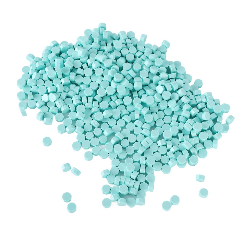 Sealing Wax Beads Pure Color Odourless Smokeless Portable Quick Dry Wax Stamp Beads for Envelope Cards Invitations