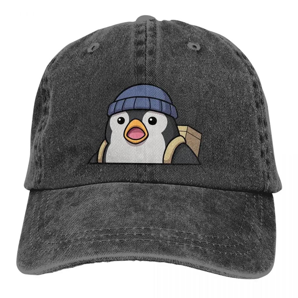 Șapcă de baseball pentru bărbați spălată Pinguin surprins Șapcă trucker snapback Șepci cowboy Șapcă tată Joc agenți Valorant Șepci de golf