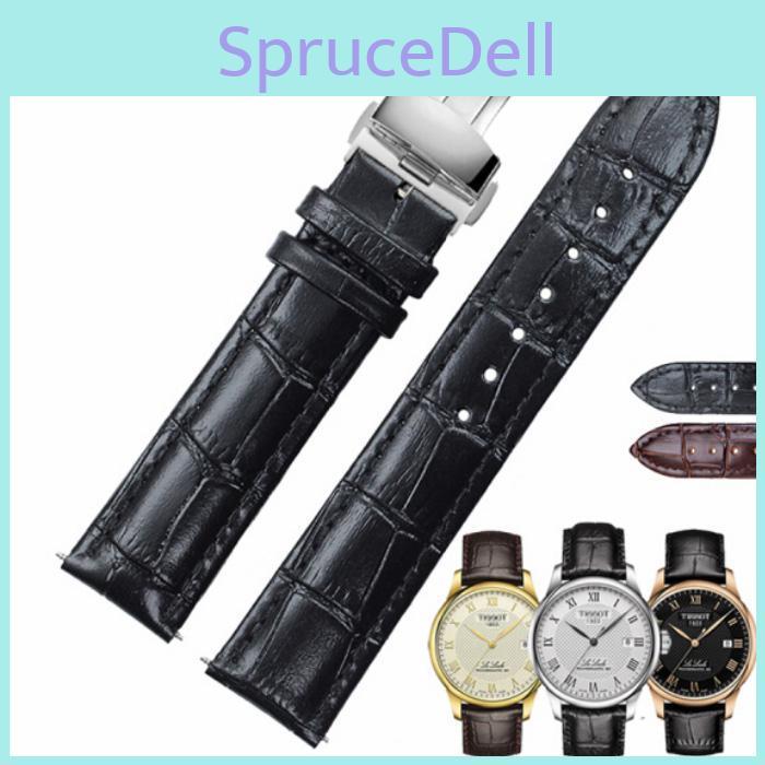 T085410a T095449a T095410a 19mm T085407a T085427a T006407a T006408a Series Genuine Leather Watch Band Bracelet Strap Wristband For T085