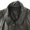 Sheep Leather Jacket Coat Outerwear/Men’s Size M/Black/Quilted Lining, Brand Unknown(USED)