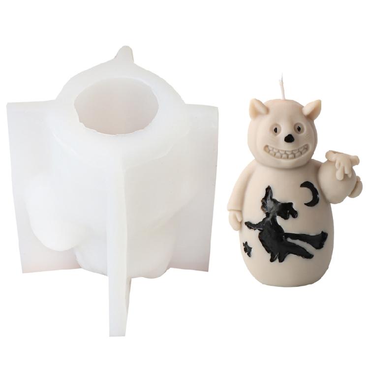 Pumpkin Candle Molds Halloween Skull Candle Molds for Making Candle Soap