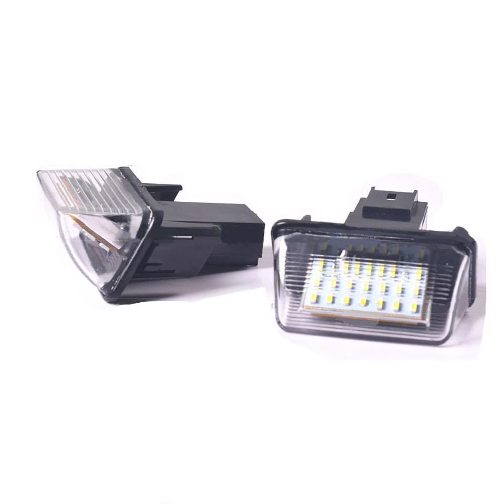 

For Peugeot 206 207 308 406 5008 Citroen C3 C4 C5 6340A3 LED License Plate Light