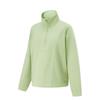 Li Ning Fitness Series Simple Solid Color Stand Collar Sweatshirt Women Sweatshirt Laurel-Green AWDV600-3