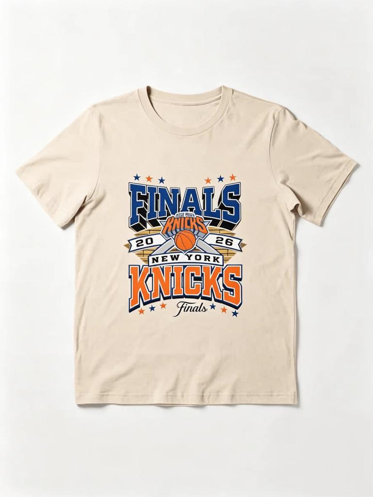 2026 Finals Essential T-shirt, New York Knicks Summer New Unisex Cotton Breathable Y2K T-shirt