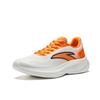 Anta Rebound Abrasion Resistant Lightweight Slip Resistant Running Shoes Men's White Orange 912625505-5