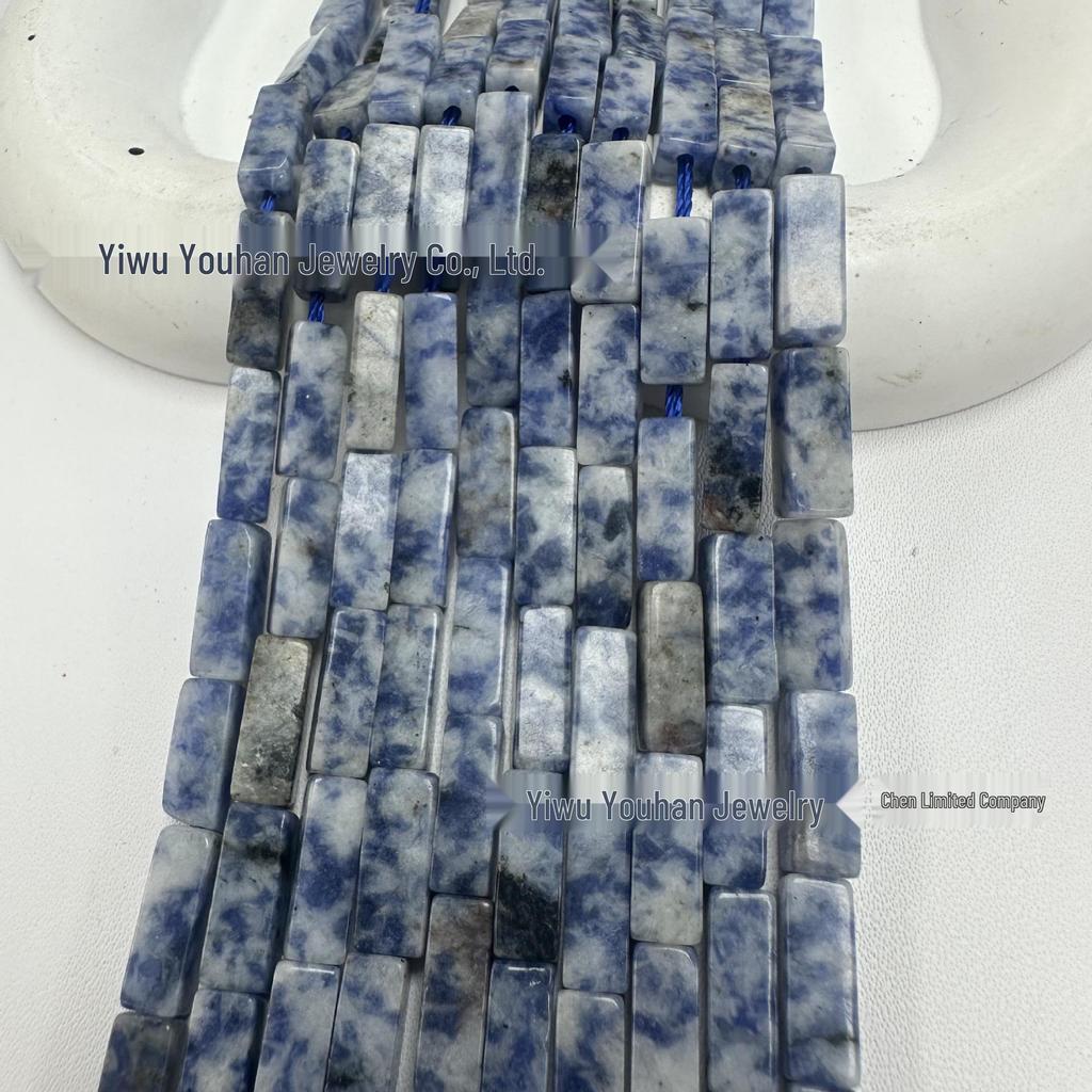 4x13mm Natural Stone Rectangle Bar Beads for DIY Jewelry and Bracelets