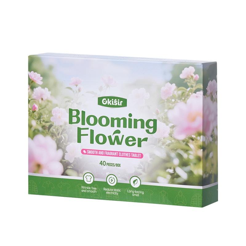 40Pcs Fabric Softening Sheet Drying Clothes Dryer Machine Washing Machine Fragrance Sheet Long Lasting Fragrance Deodorizing