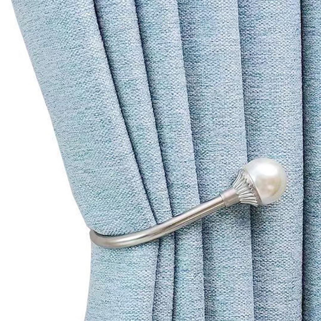 2Pcs Metal Curtain Hooks Curtain Tieback Hooks Decorative Curtain Holdbacks Window Curtain Holder Drapery Holdbacks