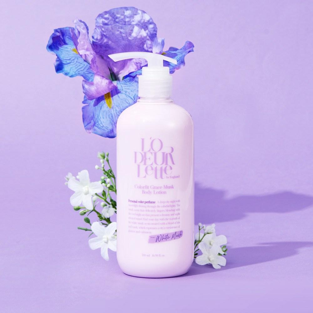 Lauderette In England Color Fit Grace Musk Body Lotion White Musk Fragrance, 1 Pc, 500ml