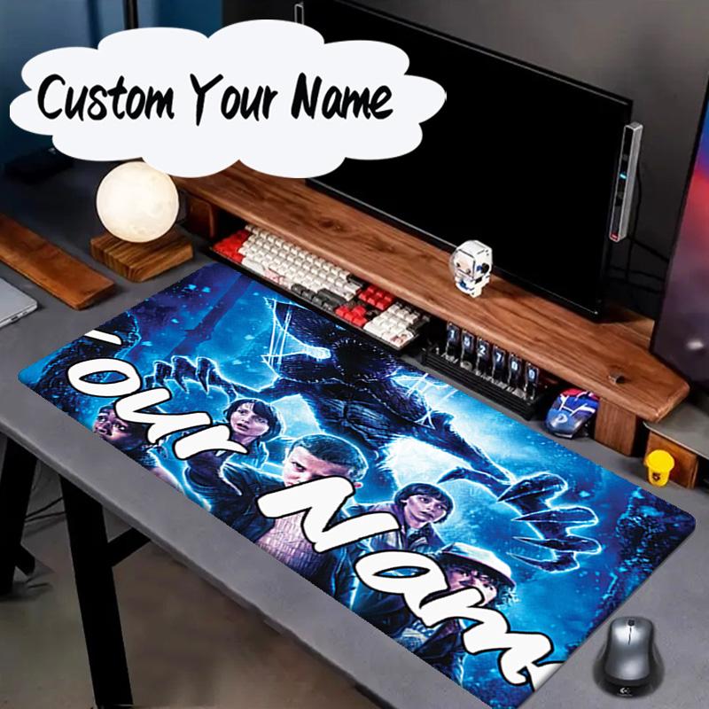 Custom Name Mouse pad Stranger Eleven Upside Down Mouse pad, Gaming Mouse Pad, keyboard pad, Desk Decor for computer notebook Fan Birthday Gift