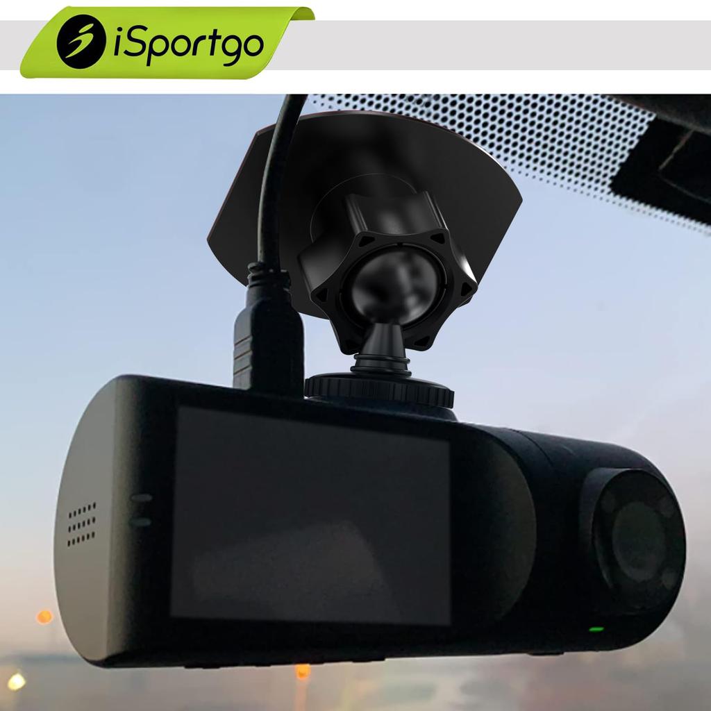 [iSportgo originál SM200] Držák na palubní kameru do auta, lepicí palubní kamera