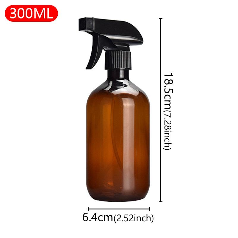 300/500ML Refillable Empty Glass Plastic Spray Bottle High Pressure Moisturizer Container for Water Can Hair StylistHairdressing