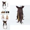 Genshin Impact Dehya Heat-resistant Synthetic Silk Fiber Adult Wig