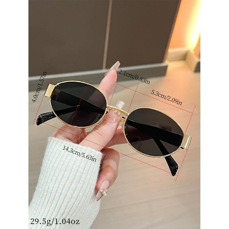 5 Pairs of Women's Fashionable Glasses - Black Multi Style Rectangular Frame Decorative Lenses