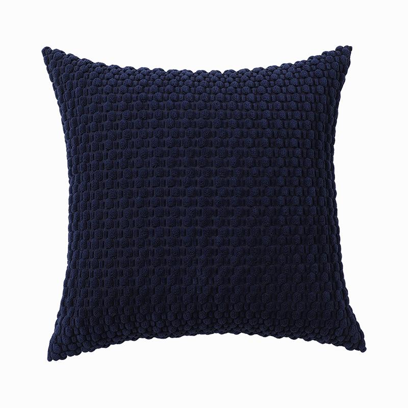 New Modern and Simple Corduroy Three-dimensional Bubble Pillow Pillow Case Fashionable Solid Color Cushion Pillow Case