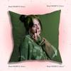 Famous Singer B-billieS Pillow Covers Cartoon Sofa Decorative Home Double-sided Printing Short Plush Cute Cushion Cover