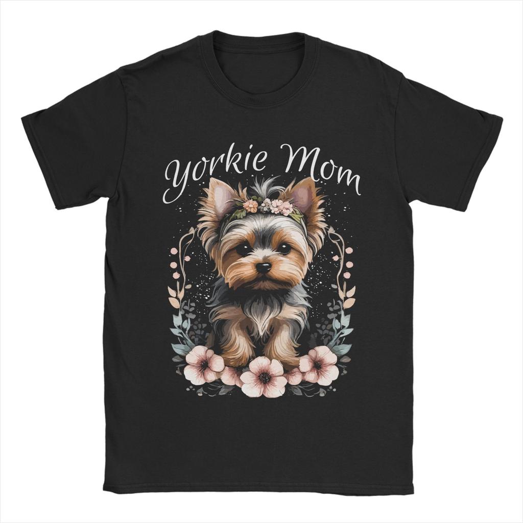 Yorkshire Terrier Dog T Shirt Unisex Unisex 100 Cotton Vintage Tshirts O Neck Yorkie Dad Tees Short Sleeve Clothing Summer