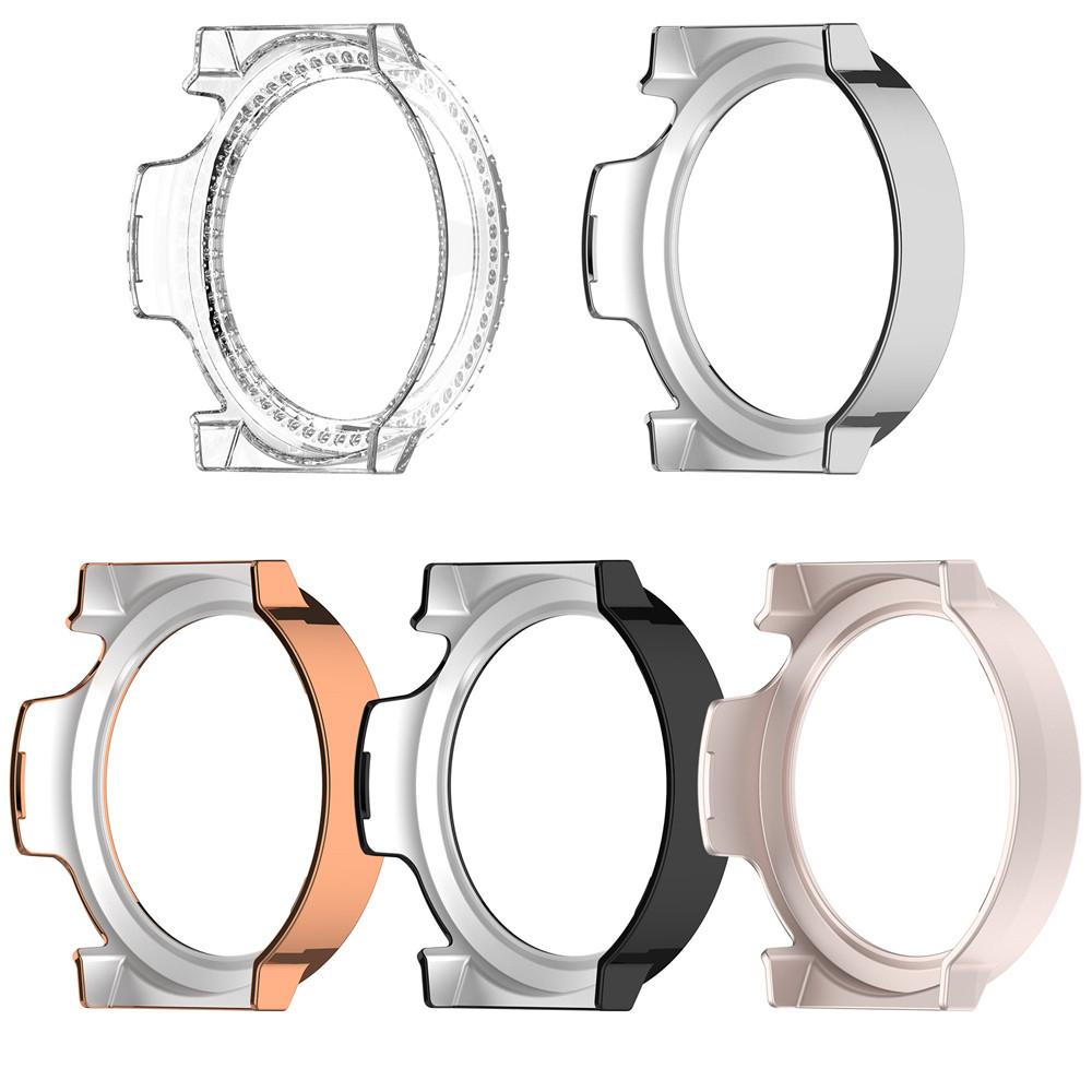 Schutzhülle Case Für Huawei Watch GT5 Pro 42mm PC Mit eingelegten Diamanten Schutz Stoßstange Rahmen Schale Hüllen Zubehör