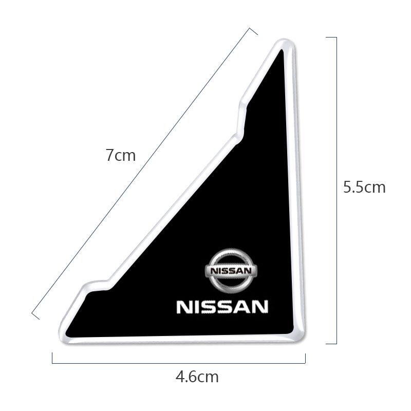 2 ks Chrániče rohů dveří auta Samolepky Dekorace Pro Nissan Sylphy N7 Qashqai J11 Note Teana J10 Navara Juke GTR Tiida X-trail