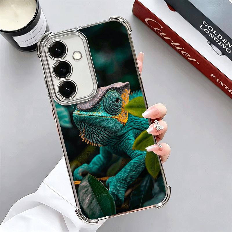 

Мягкий чехол для телефона с рисунком хамелеона для Samsung A17 A27 A07 A37 A57 A16 A56 A15 A55 A14 A54 A13 A53 A26 A36 A25 A35 A24 A34 A23 A33 Samsung A57
