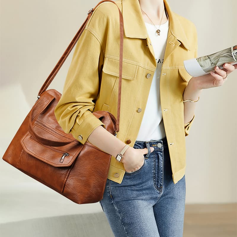 Stylish and simple handbag casual versatile tote bag