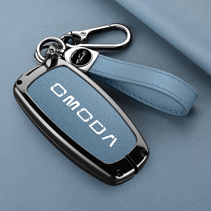 Odos automobilio raktų dėklas dangtelis Chery Omoda C5 E5 C9 Omoda 5 9 EV PHEV 2024 2025 apsaugai Raktų dangtelis Raktų pakabukas Automobilio aksesuarai