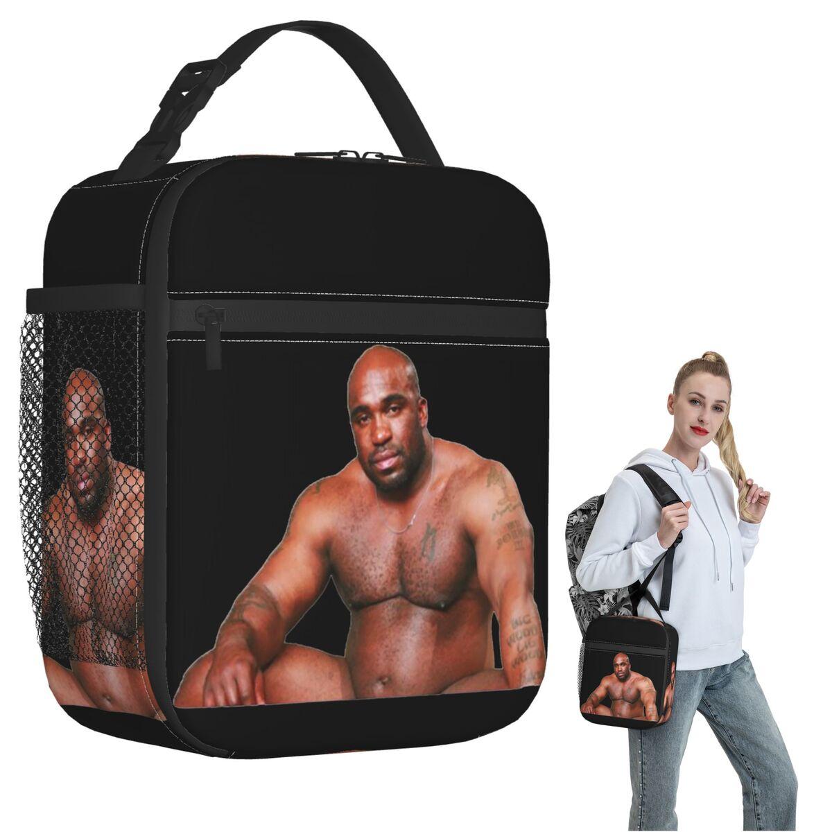 Barry Wood Bobblehead Insulated Lunch Bag for Women Kids Portable Food Boxes Thermal Lunch Box Tote One Size