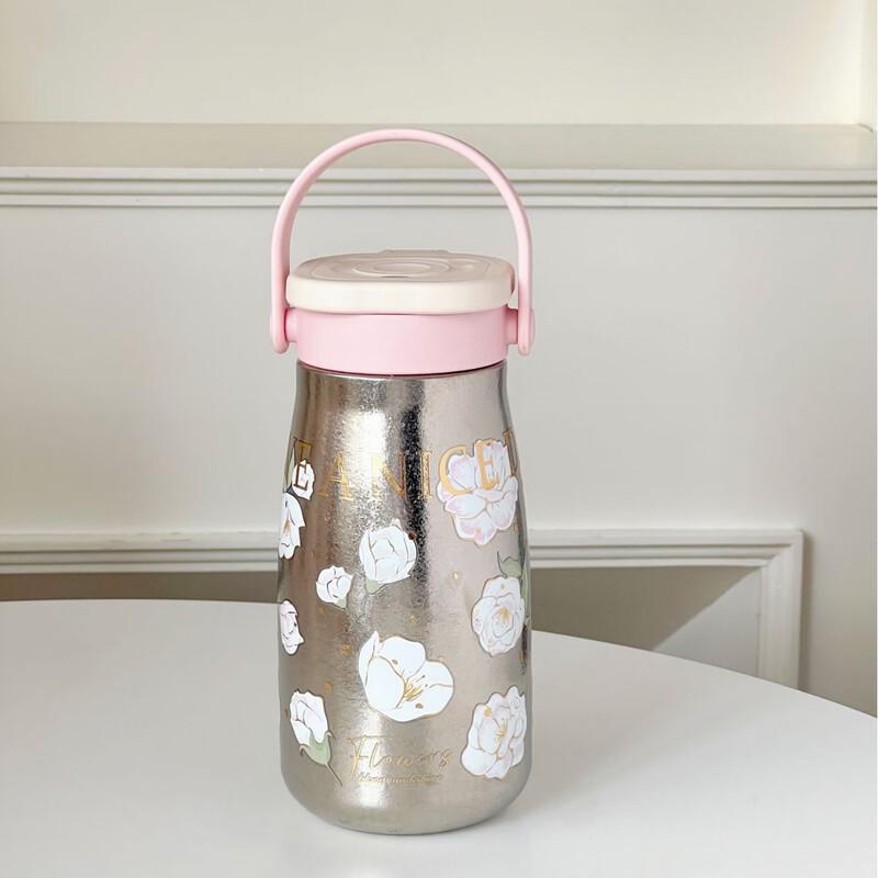 Mingshi Titanium Double-Drink Tea Infuser Thermos Bottle