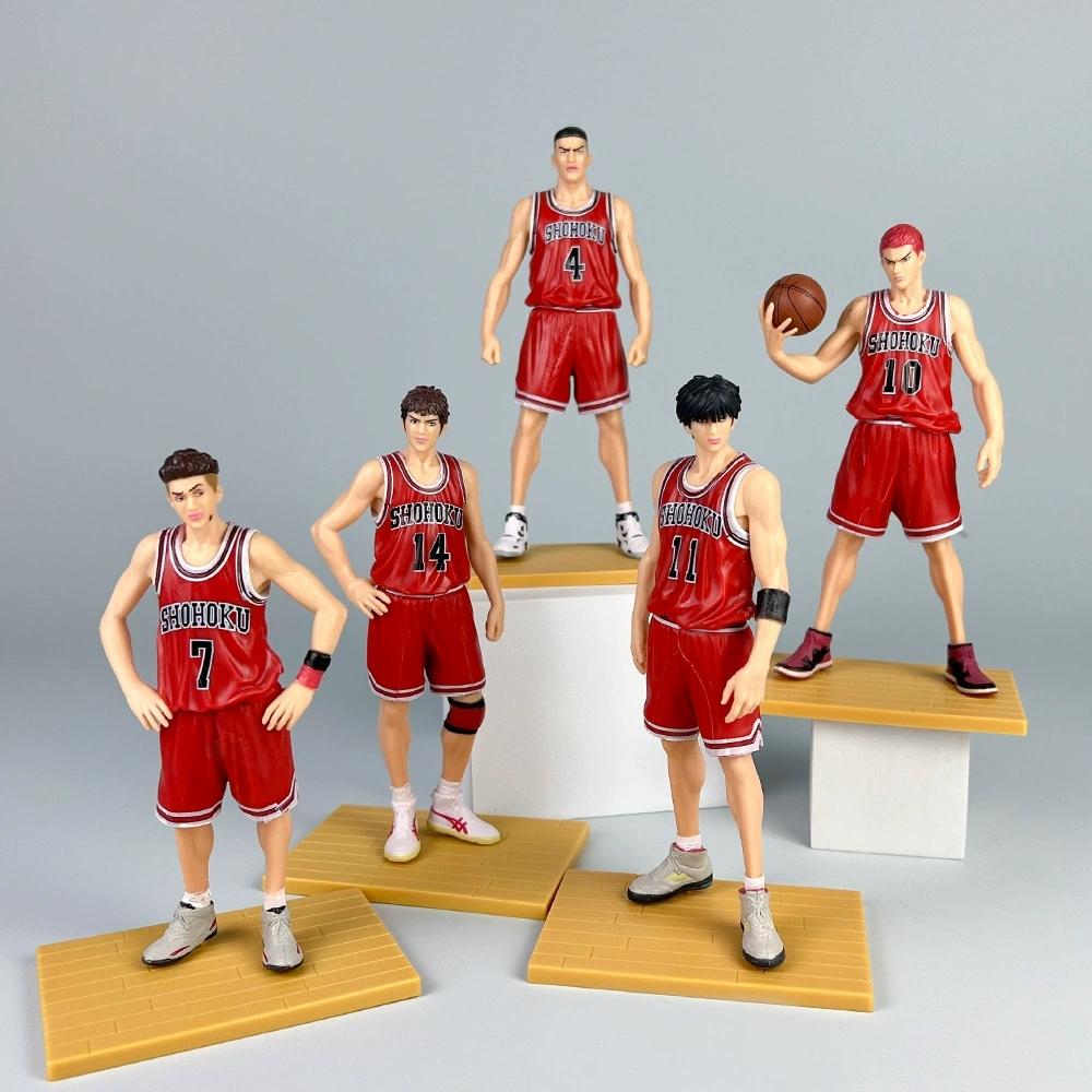 Slam Dunk Anime GK Shohoku Team Standing posture Sakuragi Hanamichi Ryukawa Maple Mitsui Shou Handmade Model Manga Statue Model