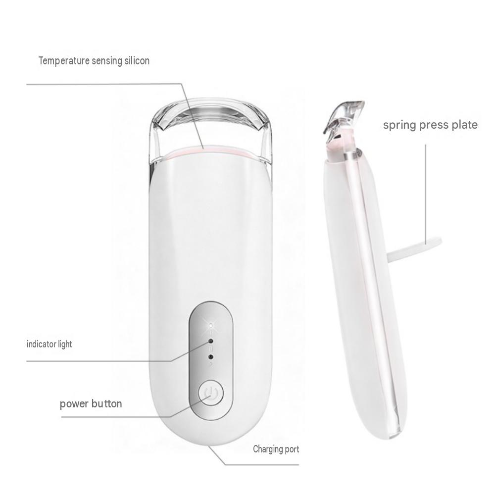 Luxeed Eyelash Curler, 10-Second Heating, 24H Continuous Heating, Color, Type-C Charging, 2-Level Temperature Control, Mini Portable Curler