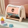 Montessori Wooden Coin & Ball Drop Box - Early Education Science Toy for Kids
