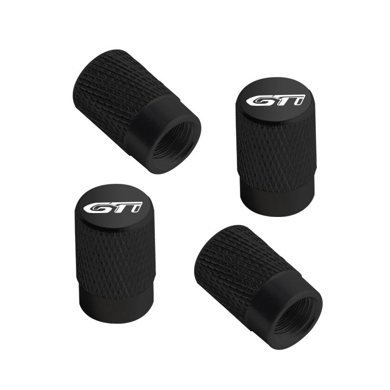 For VW VOLKSWAGEN 2026 New For Peugeot GTI Emblem 106 107 206 207 208 301 307 408 508 3008 Badge Car Wheel Tire Valve Caps Tyre