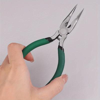 1 Stück Flachgebogene Spitzzange Ringbiegezange Drahtschleifer Spaltring DIY Ring Schmuckherstellung Sechssegmente Handgewickelte Modellierzange