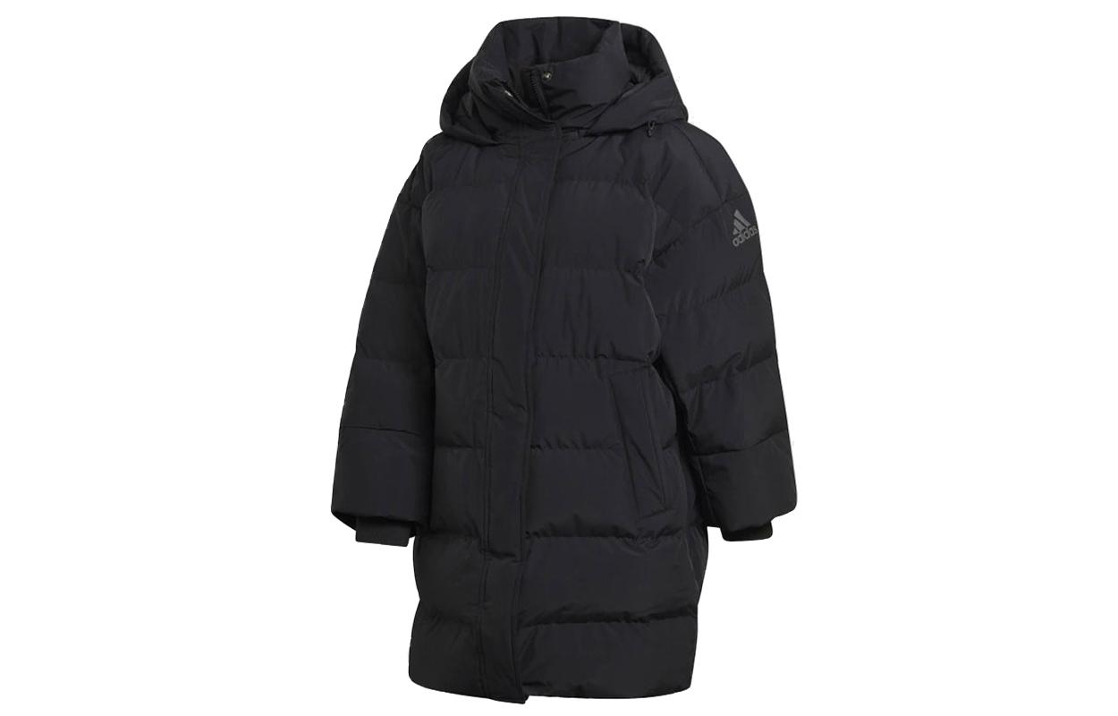 Adidas Down Jackets Women s Black Hooded Moderate GE9986 XL