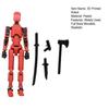1/3 sada vícekloubového pohyblivého robota 3D tištěný manekýn Široce používaný Jednoduchá instalace DIY robot akční figurka Dekorace na plochu
