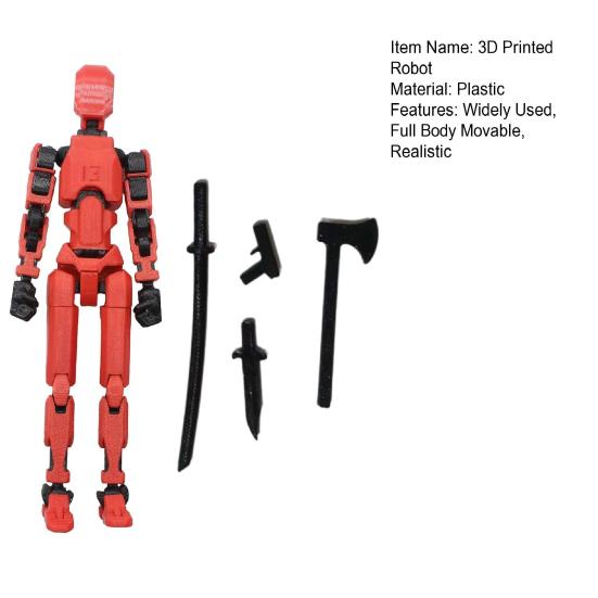 45660 Set Mehrgelenkiger Beweglicher Roboter 3D-gedruckte Mannequin Weit verbreitet Einfache Installation