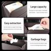 Cwvjgx1 For Mitsubishi Car Logo Seat Back Storage Leather Multifunction Hanging Box Accessories Outlander Lancer Cross Colt Xpander