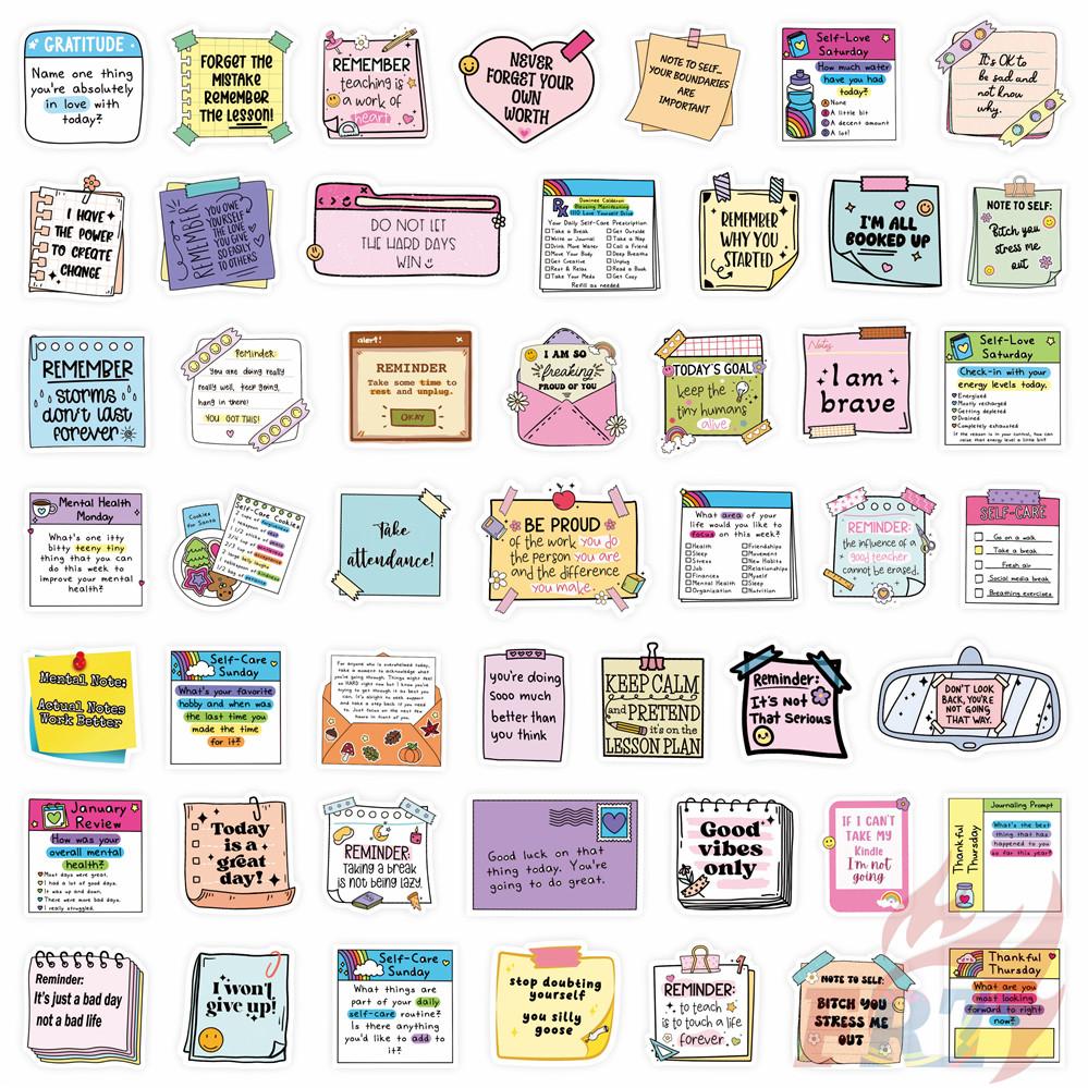 100Pcs/Set Funny Healing Label Art Series 02 Stickers DIY Scrapbooks Album Decor Decals Stickers