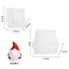Top Quality Santa Claus Aromatherapy Candle Cup Silicone Mold for DIY Gypsum Cement Jar Dropper Mould Bell Pinecone Storage Home
