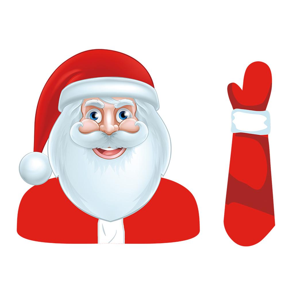 Car Stickers Car Rear Windshield Decals Christmas Decoration Waving Wiper Stickers Rear Window Wiper Decor