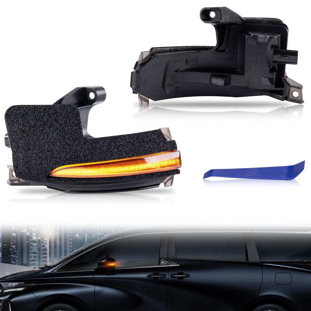 Gempro 40 Series Door Mirror Turn Signal Corolla Cross Exclusive Noah Voxy 90 Series Vehicle Inspection Compatible LED Mirror Turn Signal Flashing