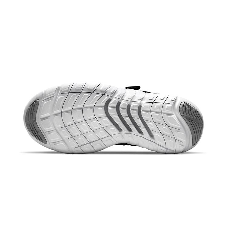 Nike Free RN Cushioning Low top Kids' Running Shoes Black White Children Aged 3 7 Years Old CZ3996-001