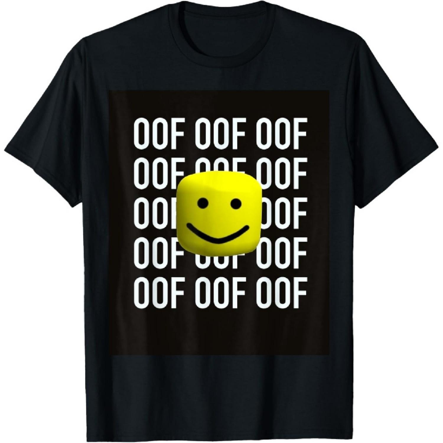 

Funny oof avatar with noob head for video gaming boy or girl T-Shirt XXXXXL чорний