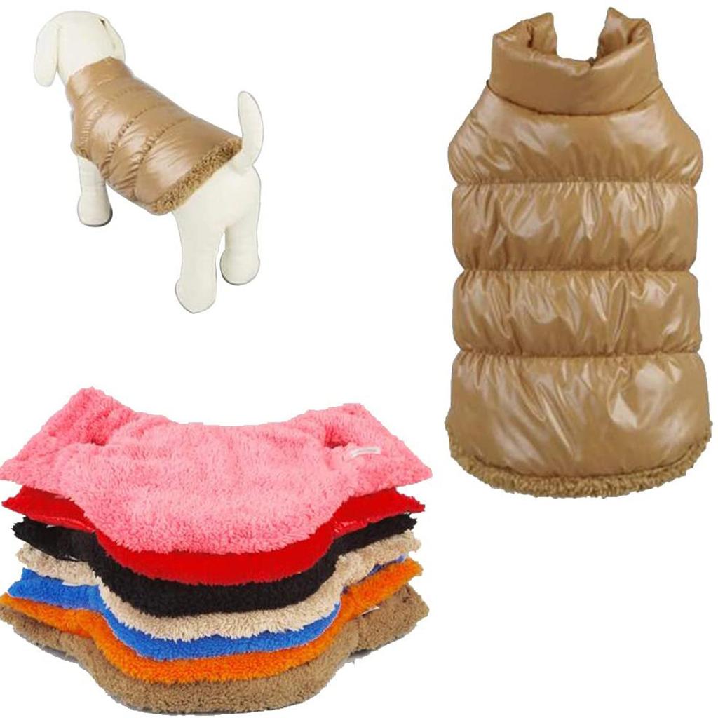 And Winter Pet Color Coat Down Jacket Vest Thickened Pet Clothes