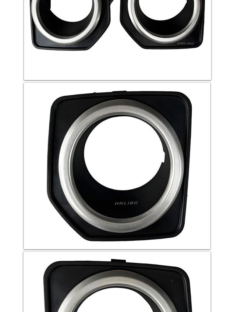 Land Rover Freelander 2 Nebelscheinwerfer-Zierleiste LR040783 LR040784 - Schwarz/Silber