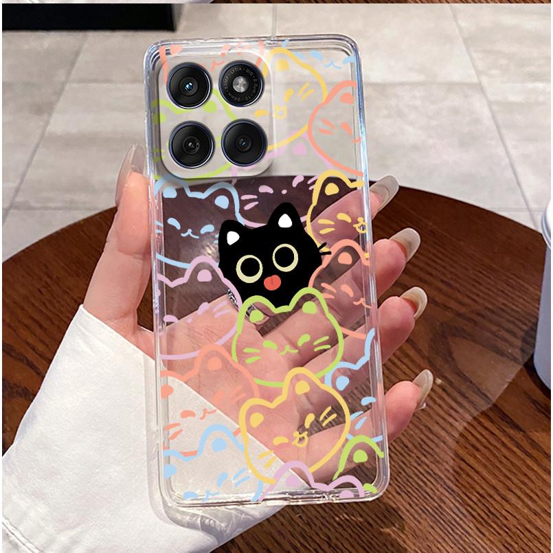 Phone Case For Motorola Edge 60 Fusion/Edge 60/Edge 60 Pro/Edge 60s Soft TPU Clear Popular Painted Casing Shockproof Cover