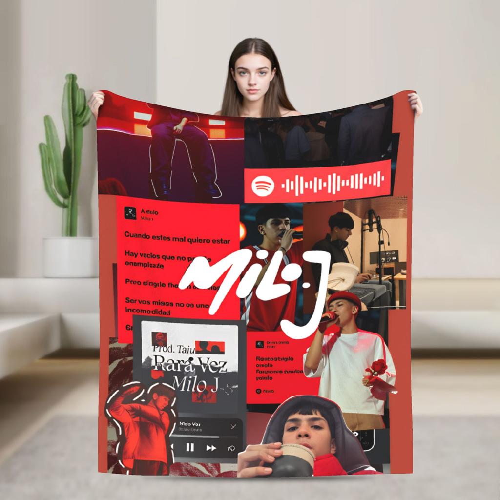 Rapper Milo J  111  Blanket Quality Soft  Throw Blanket Winter Travel Office Couch Chair Sofa Bed Fashion Bedspread